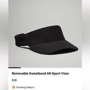 LULULENON Black All-Sport Visor S/M